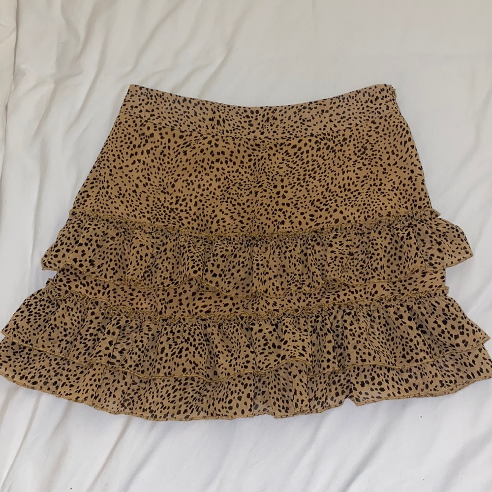 Forever21 cheetah skirt